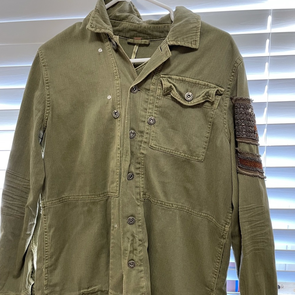 FREE PEOPLE green jacket